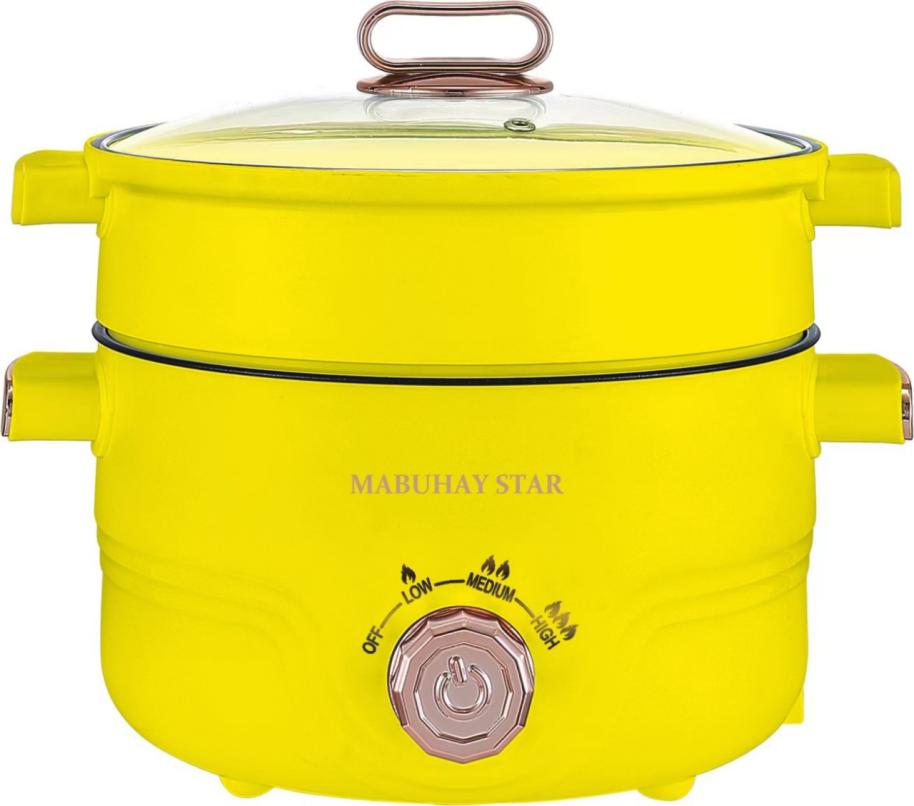 4L MULTIFUNCTIONAL ELECTRIC COOKING POT MABUHAY STAR | Shopee Philippines