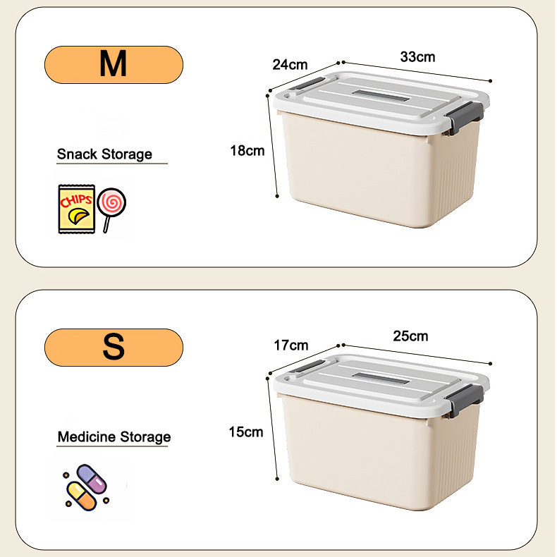 Norma Multi-functional Storage Box Organizer Plastic Stackable Toy ...