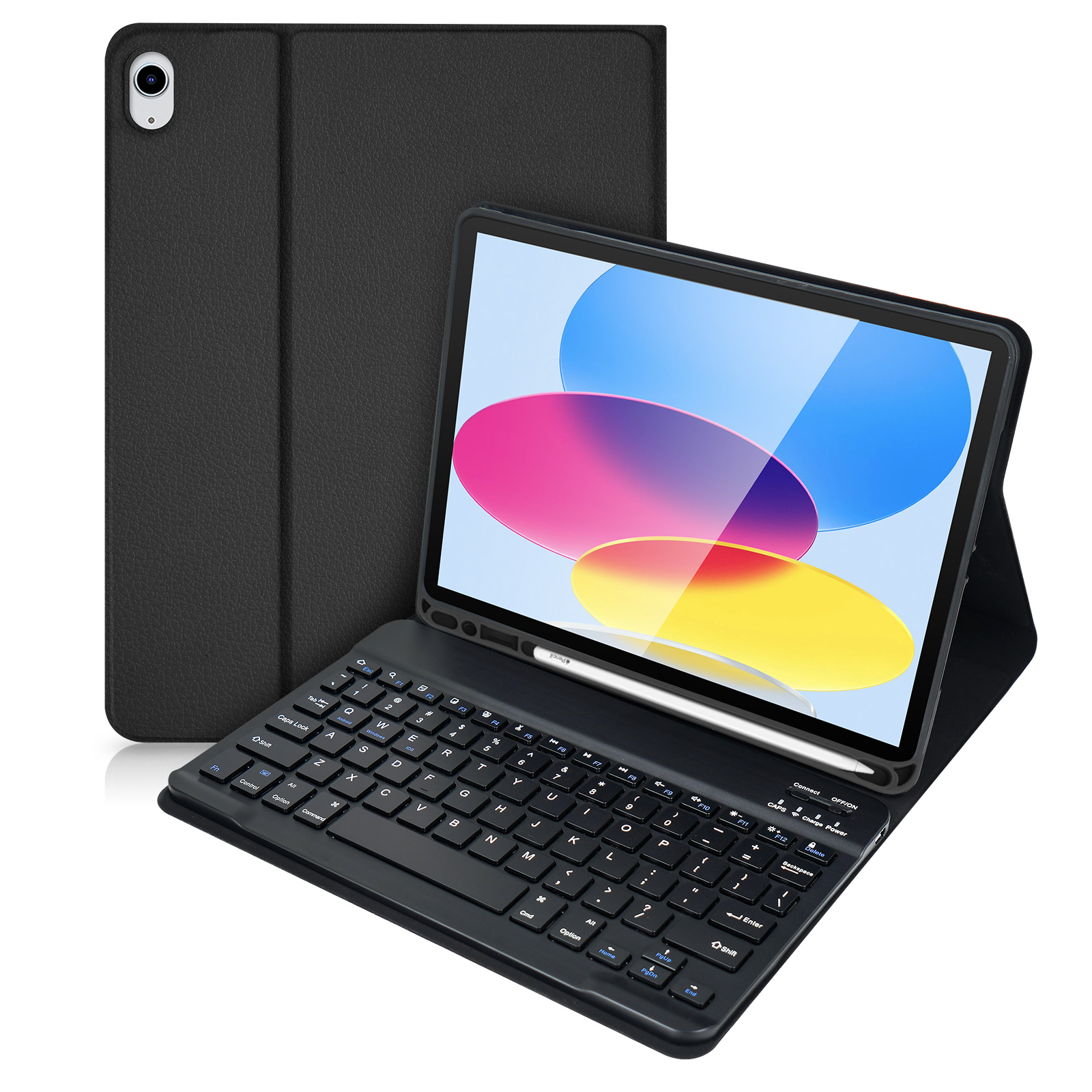 ipad Case with Keyboard and Pencil Holder for Air 3 4 5 Pro 11th 10th ...