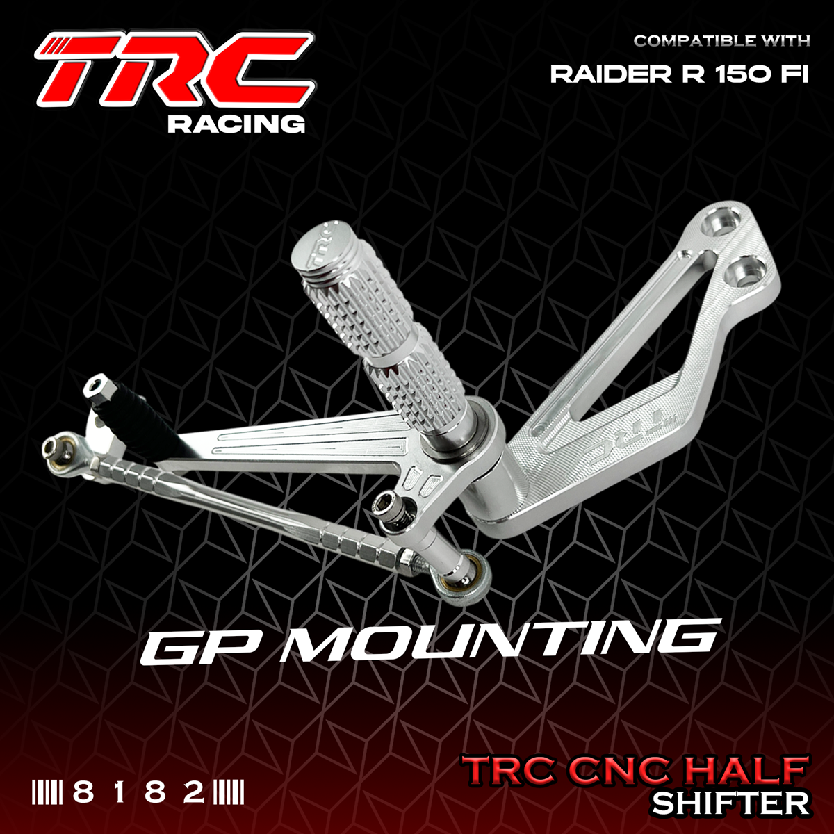 TRC RACING CNC HALF SHIFTER FOR RAIDER R'150 FI 8182 | Shopee Philippines