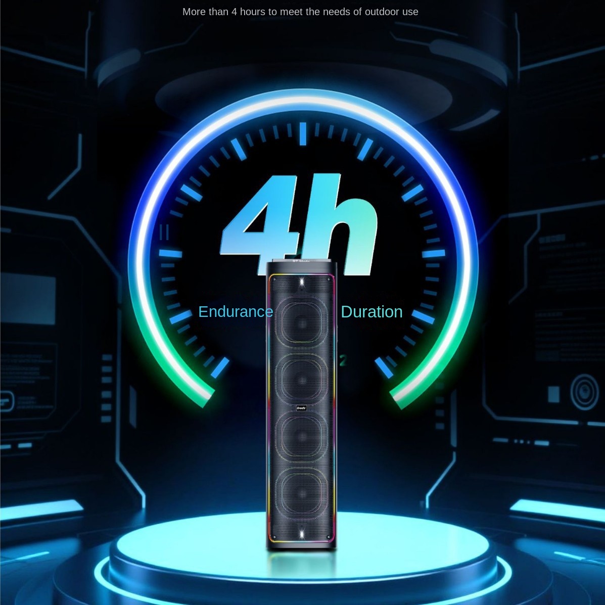 BTS-2271 Karaoke Machine with Dual Wireless Microphones and Outdoor ...