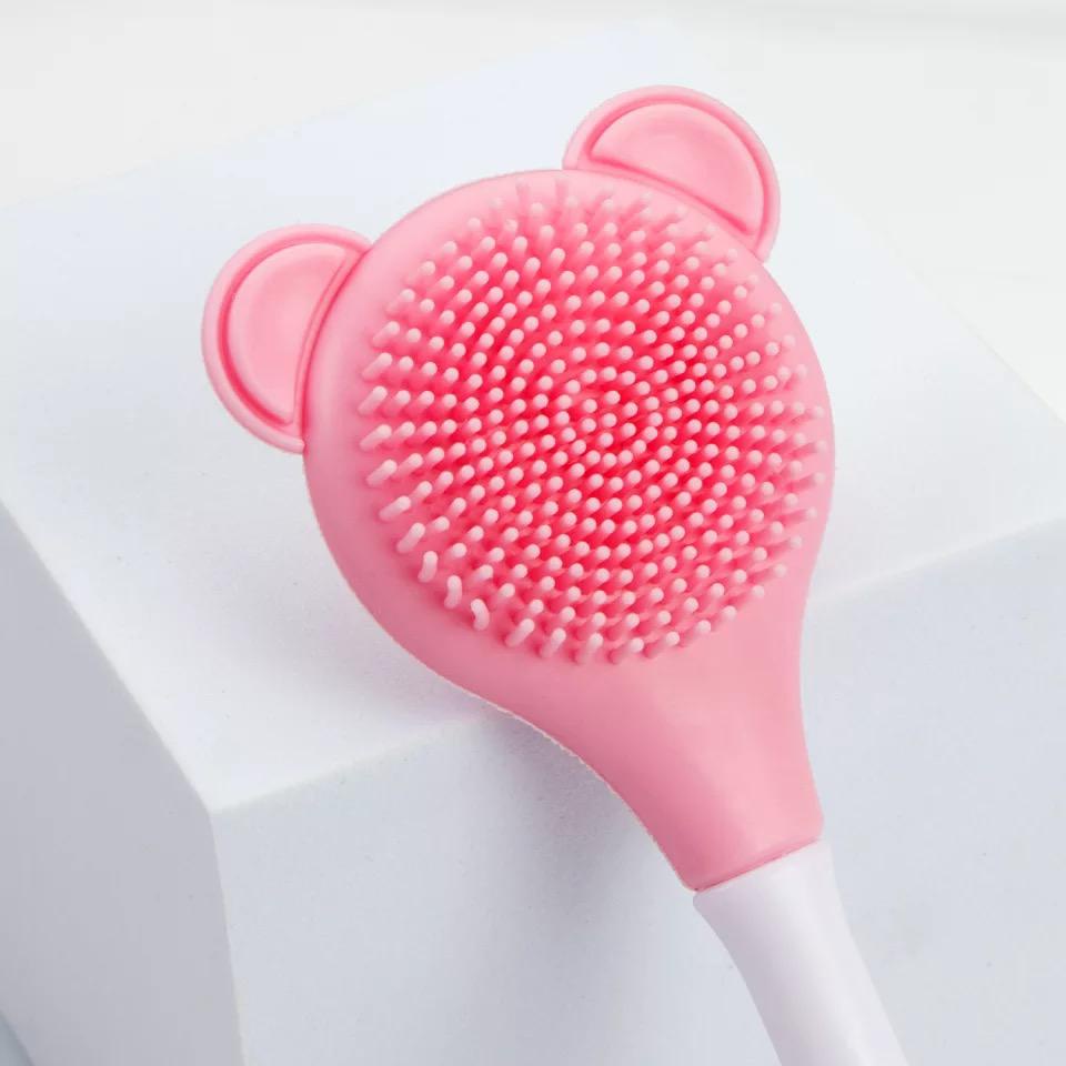Silicone Double head Mask Brush Face Scrubber Brush Mud Special Scraper ...