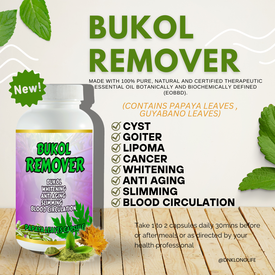 Bukol Remover 60 Caps - Natural Relief for Lumps, Bumps, and Swelling ...