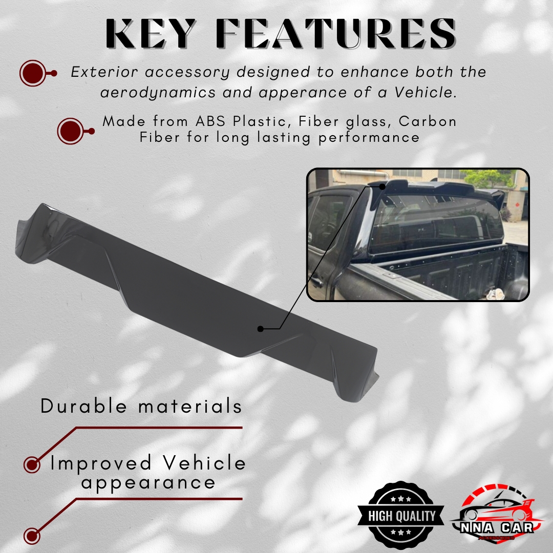 For Ford Ranger T9 Car Rear Roof Top Wings Spoilers High Quality ABS ...