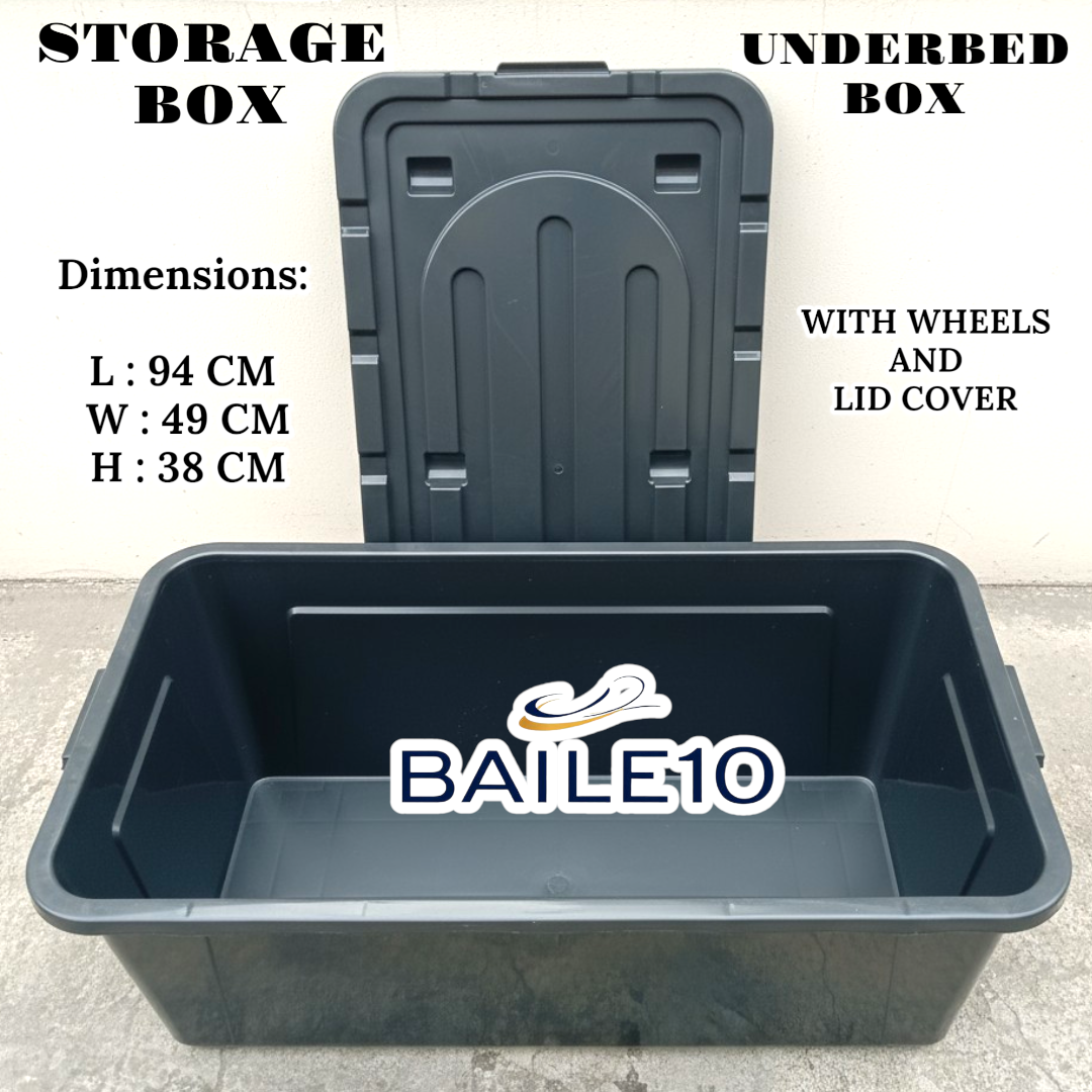 STORAGE BOX 160 LITERS [832] Deco Box Storage Box SAMPAGUITA UNDER BED ...