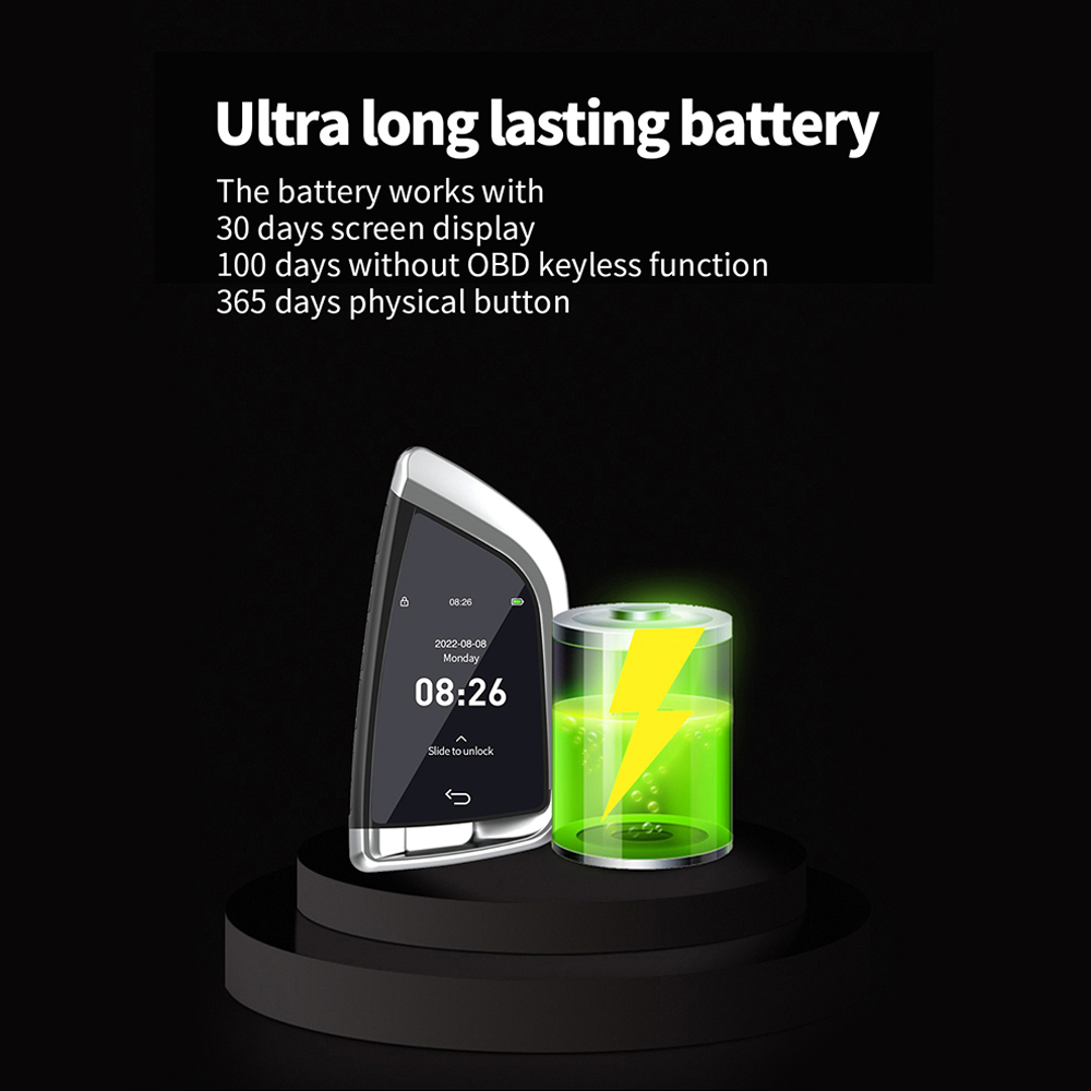 CF568 Smart LCD Car Key Remote | Keyless Entry Ultra Long Standby for ...