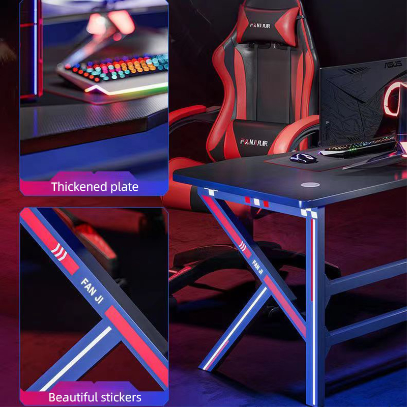 AIODIY Gaming Table Playing Games Playing Computer Table Ergonomic ...