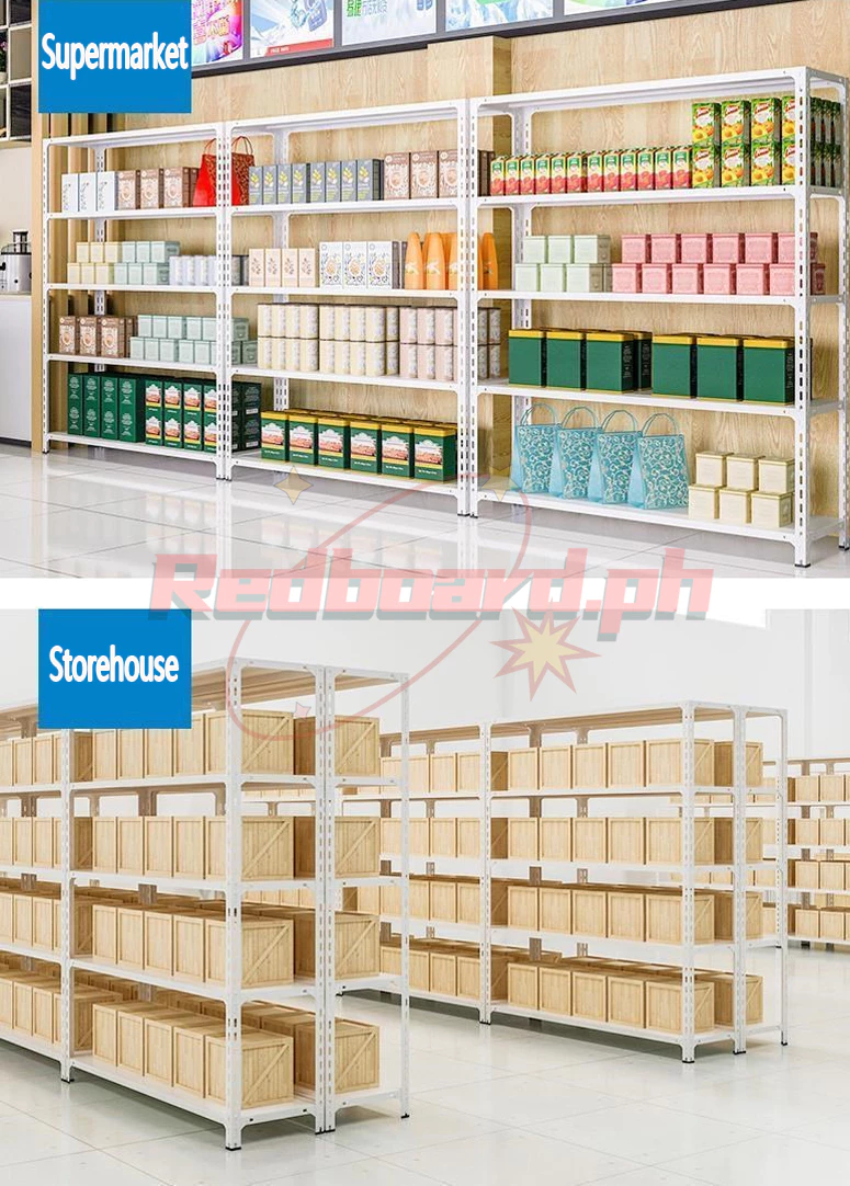 【100% Metal】6layer Metal Rack Steel Rack Goods Storage Shelf Heavy Duty ...