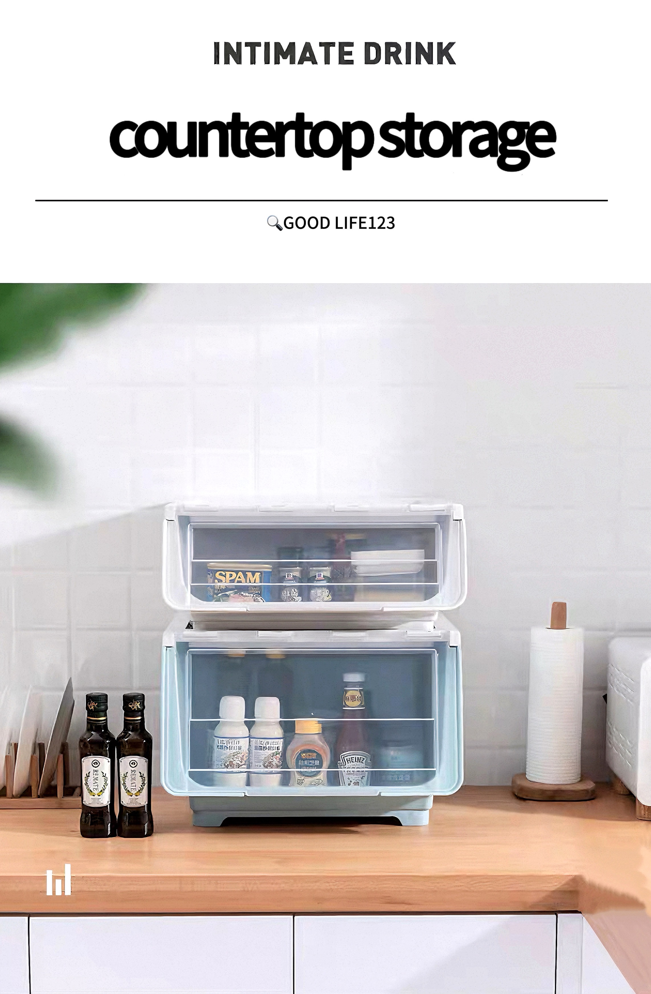 【HOT】Flip Top Storage Box Organizer with Wheel Organizer storage ...