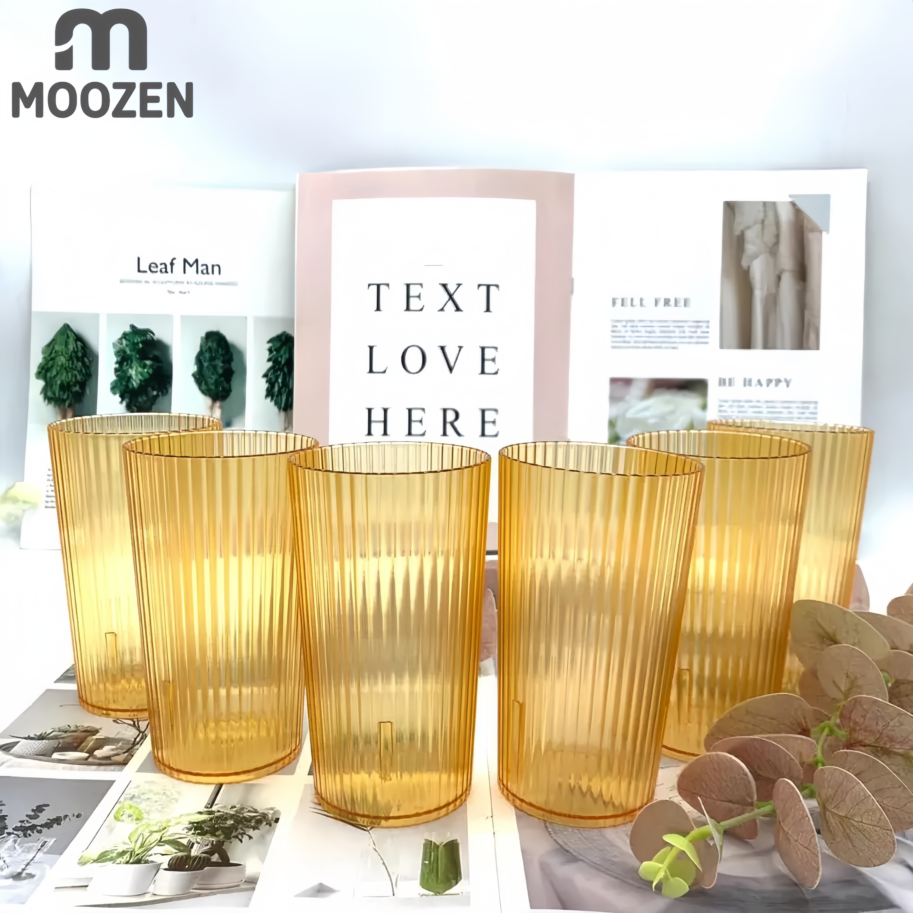 MOOZEN 6/12pcs Acrylic Tumblers: Non-toxic | shatter-proof | reusable ...