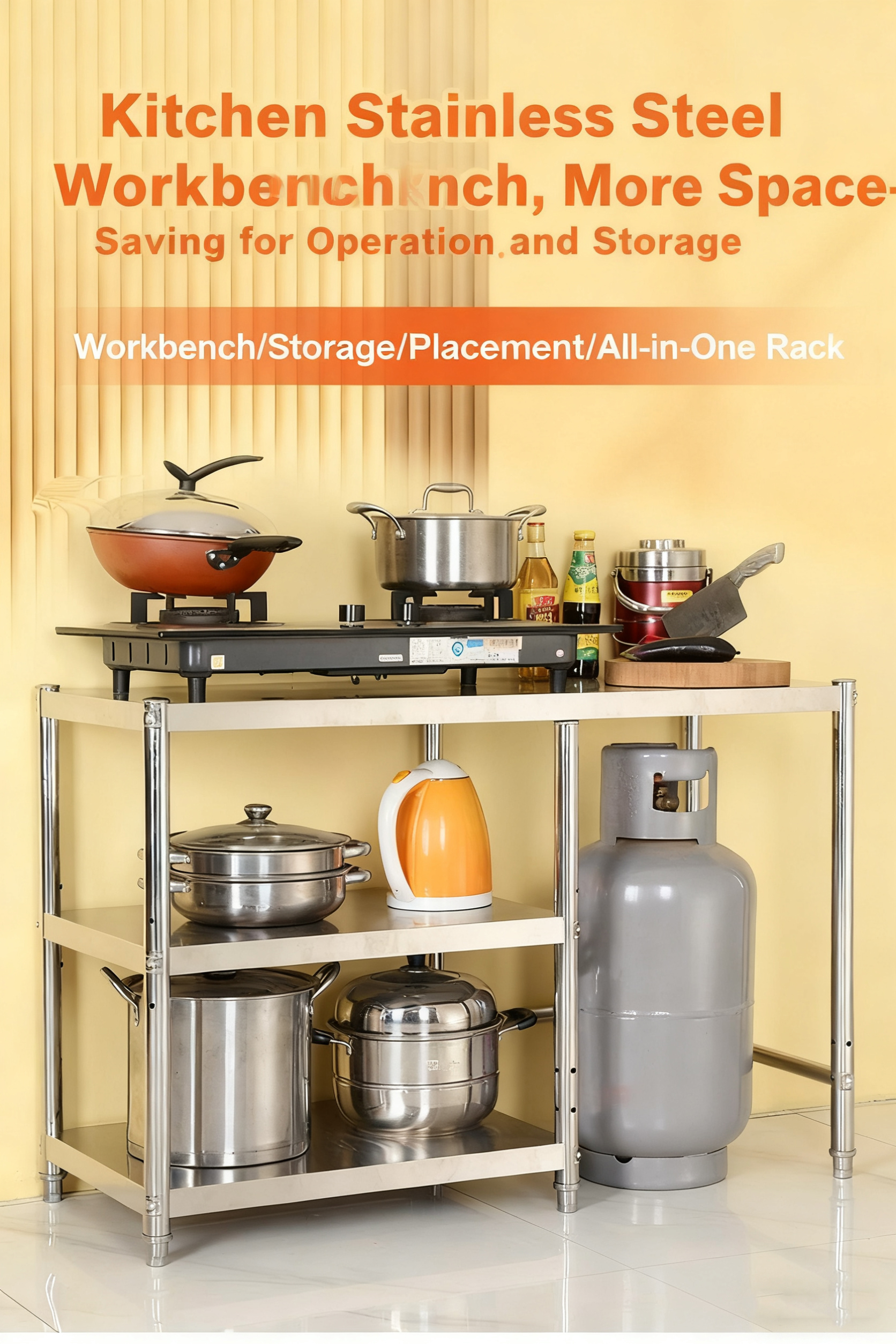 Gas stove rack heavy duty kitchen rack gas rack kitchen stainless steel ...