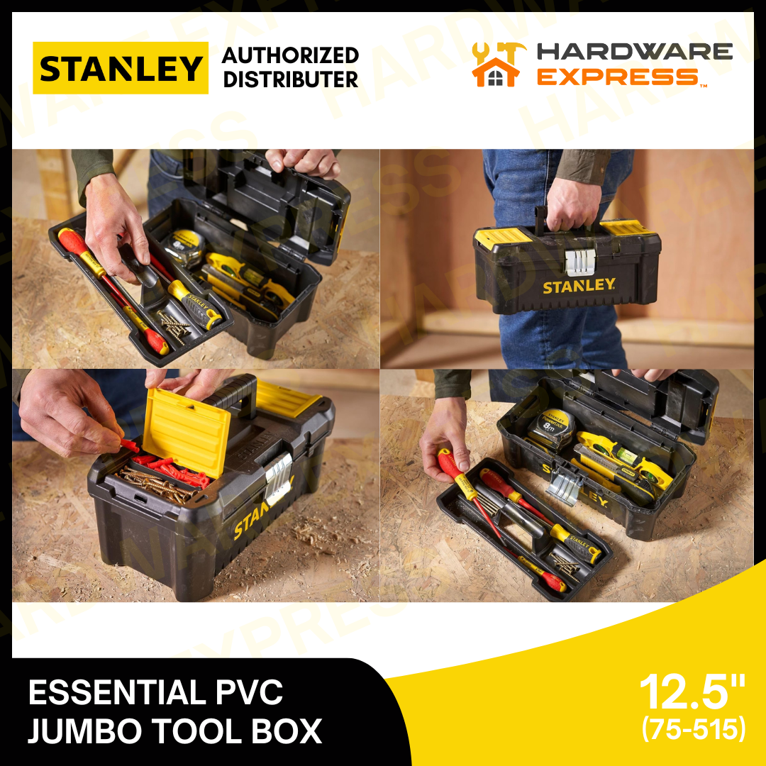 STANLEY 75-515 Toolbox Essential PVC Jumbo Tool Box 12.5