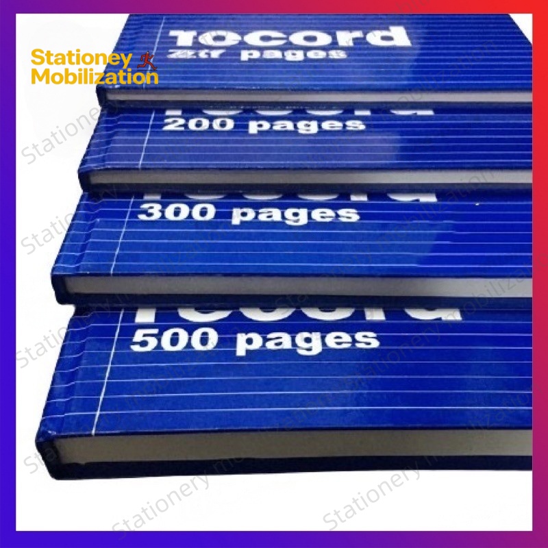 Officemate/Valiant Record Book 150/200/300/500 Pages 178x265mm Office ...