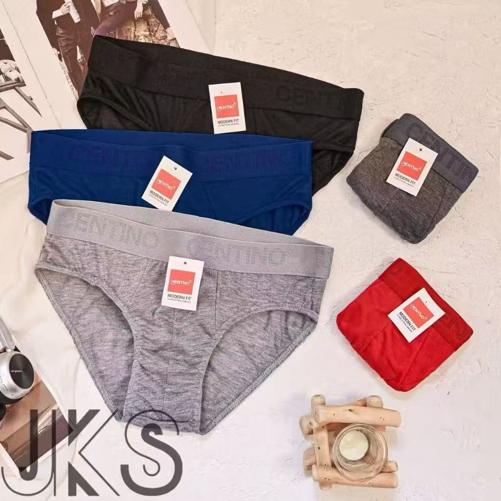 JKS COD☑️6Pieces bench body Men's 100% Cotton Brief New C.A brief ...