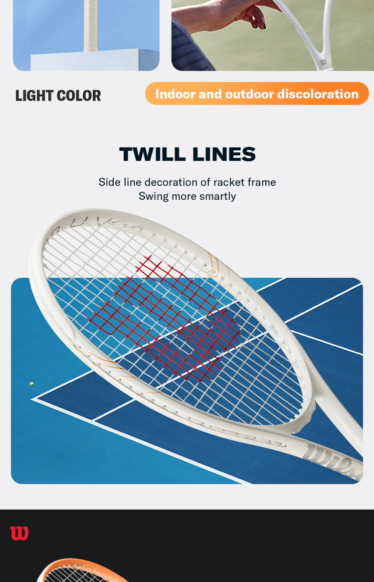 UV Color Changing | Wilson ULTRA UV Tennis Racket (Strung) Recreational ...