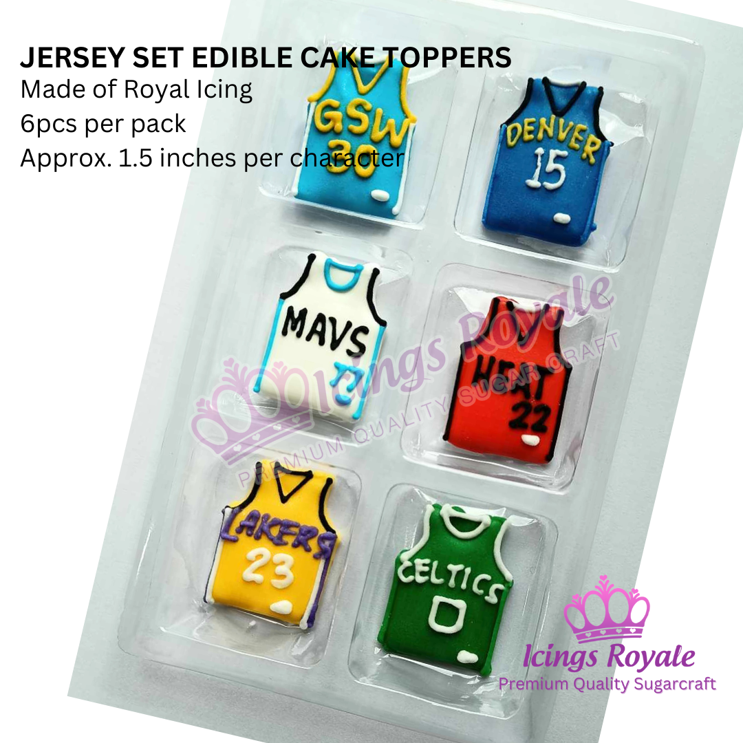 Basketball Jersey Edible Topper Candies for Cakes and Cupcakes | Shopee ...