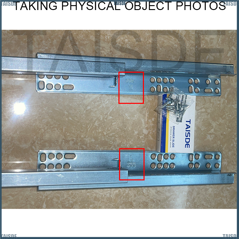Undermount Soft Close Drawer Guide Hidden Two-Section Drawer Guide Rail ...