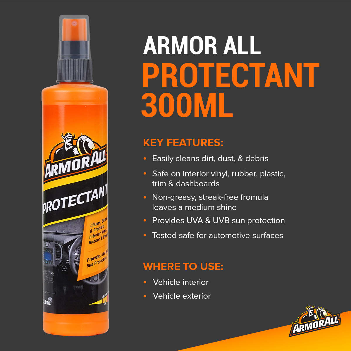Armor All Protectant 300ml. | Shopee Philippines