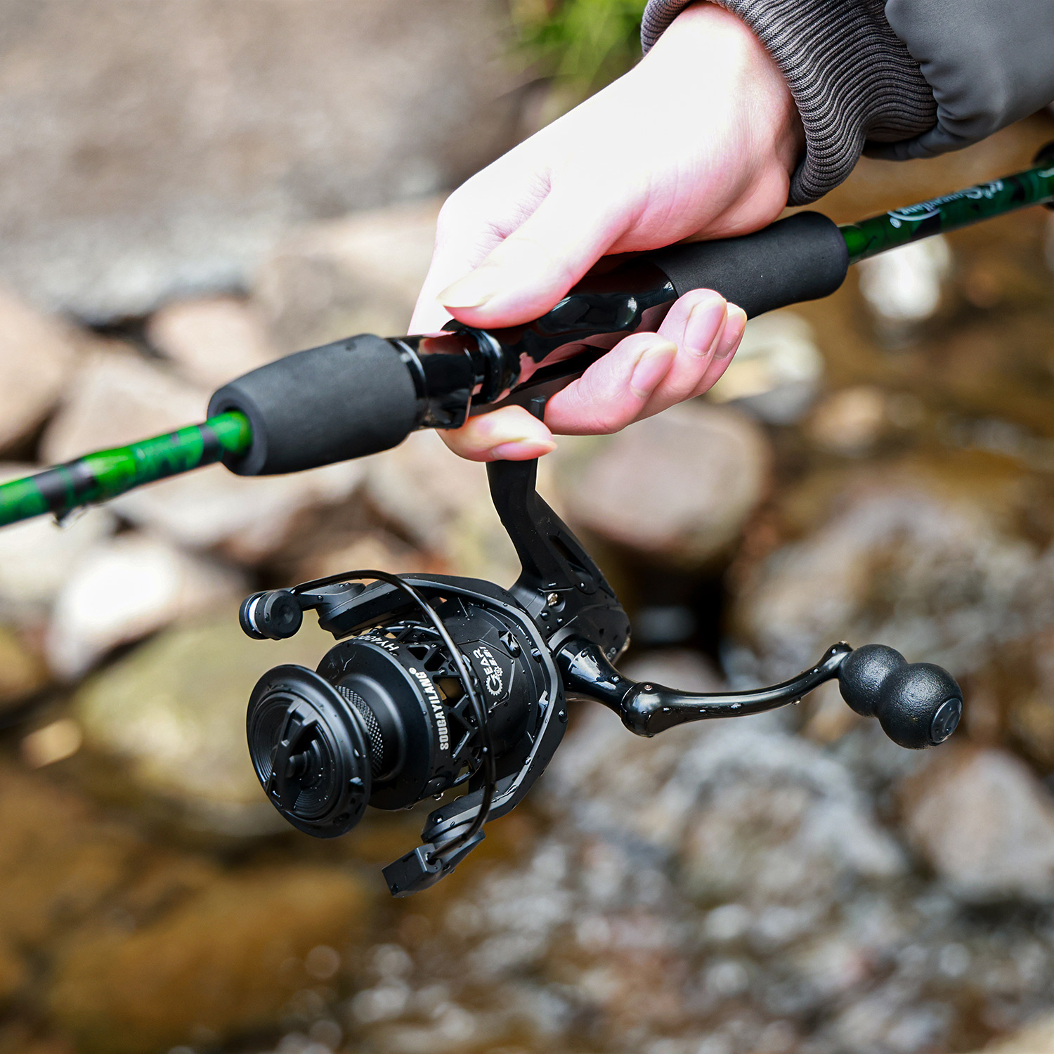 [COD]Sougayilang Spinning Fishing Reel Ultralight 5.2:1Waterproof CNC ...