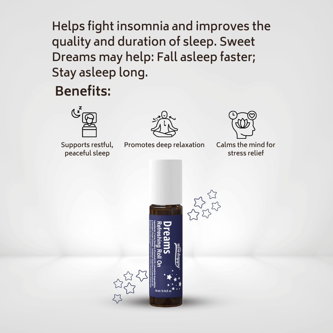 Wowhappy COMBO Dreams Essential Roll On & Deep Sleep Inhaler | Sleep ...
