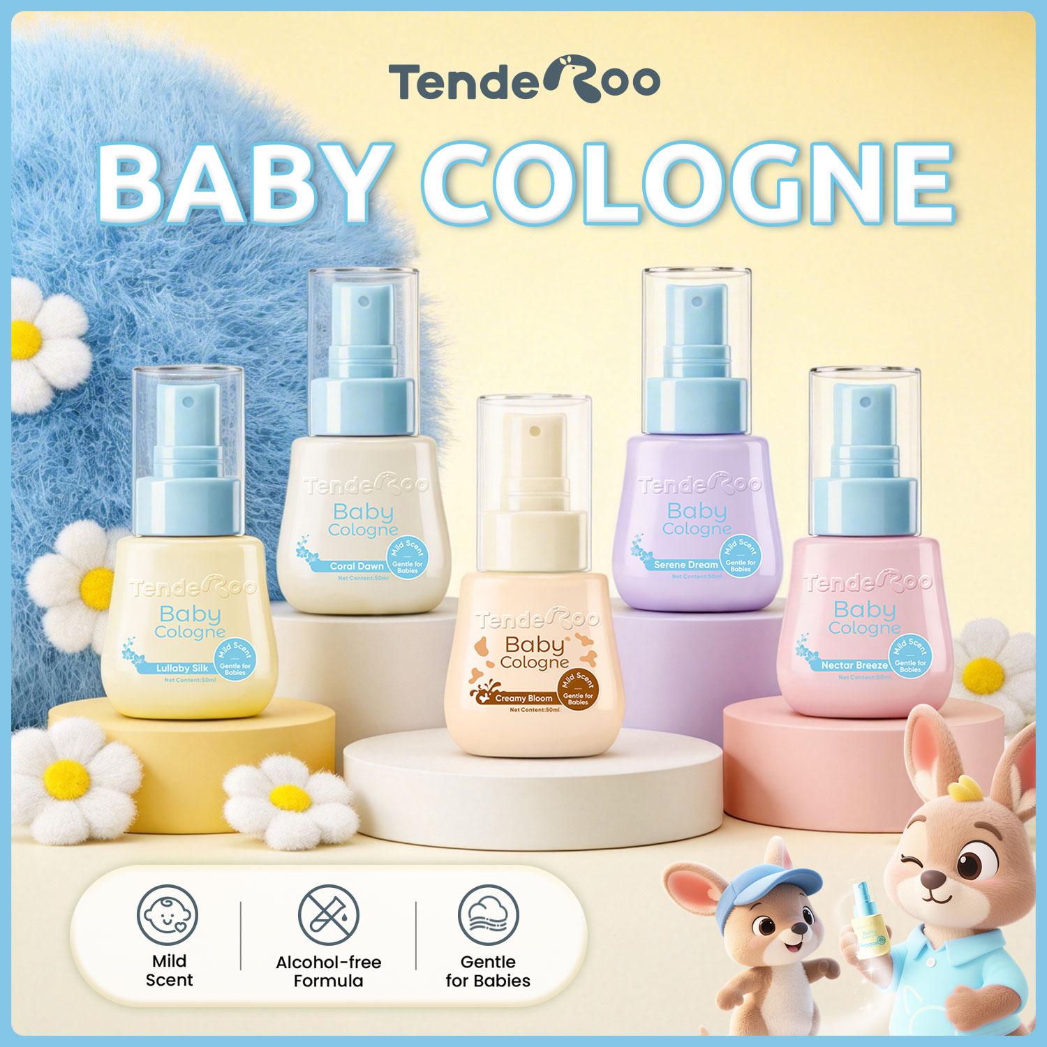 Tenderoo Baby Cologne Alcohol Free Mild Scent Bundle Gentle For Babies ...
