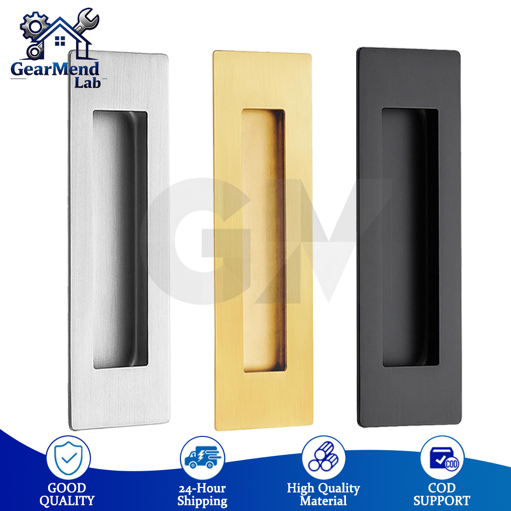 Hidden Aluminum Alloy Embed Handles Recessed Flush Handle Cabinet ...