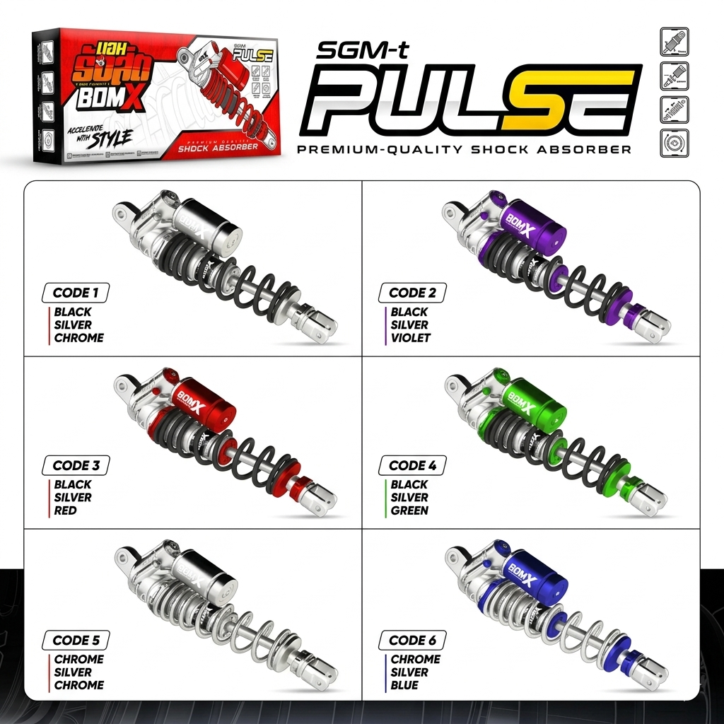 BOM Rangsit X SGM-t Pulse Suspension Premium Quality Shock Absorber ...
