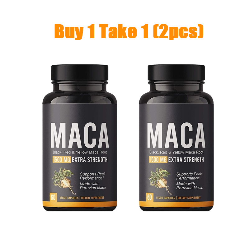 Organic Peruvian Maca Root Capsules Helpwith muscle growth Provide ...
