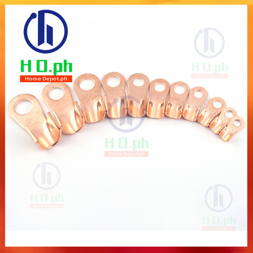10pcs Battery Lugs Connector Knight Copper Terminal Ot Wire Connector ...