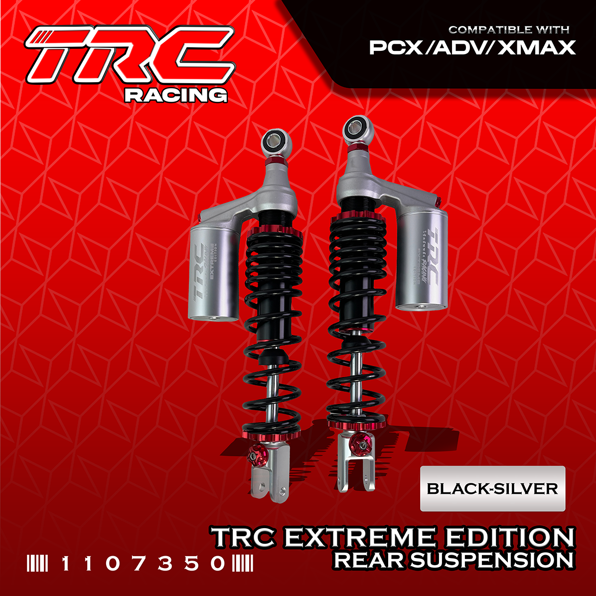 TRC Racing 350mm ADV PCX Rear Shock Absorber Suspension with Reservoir ...