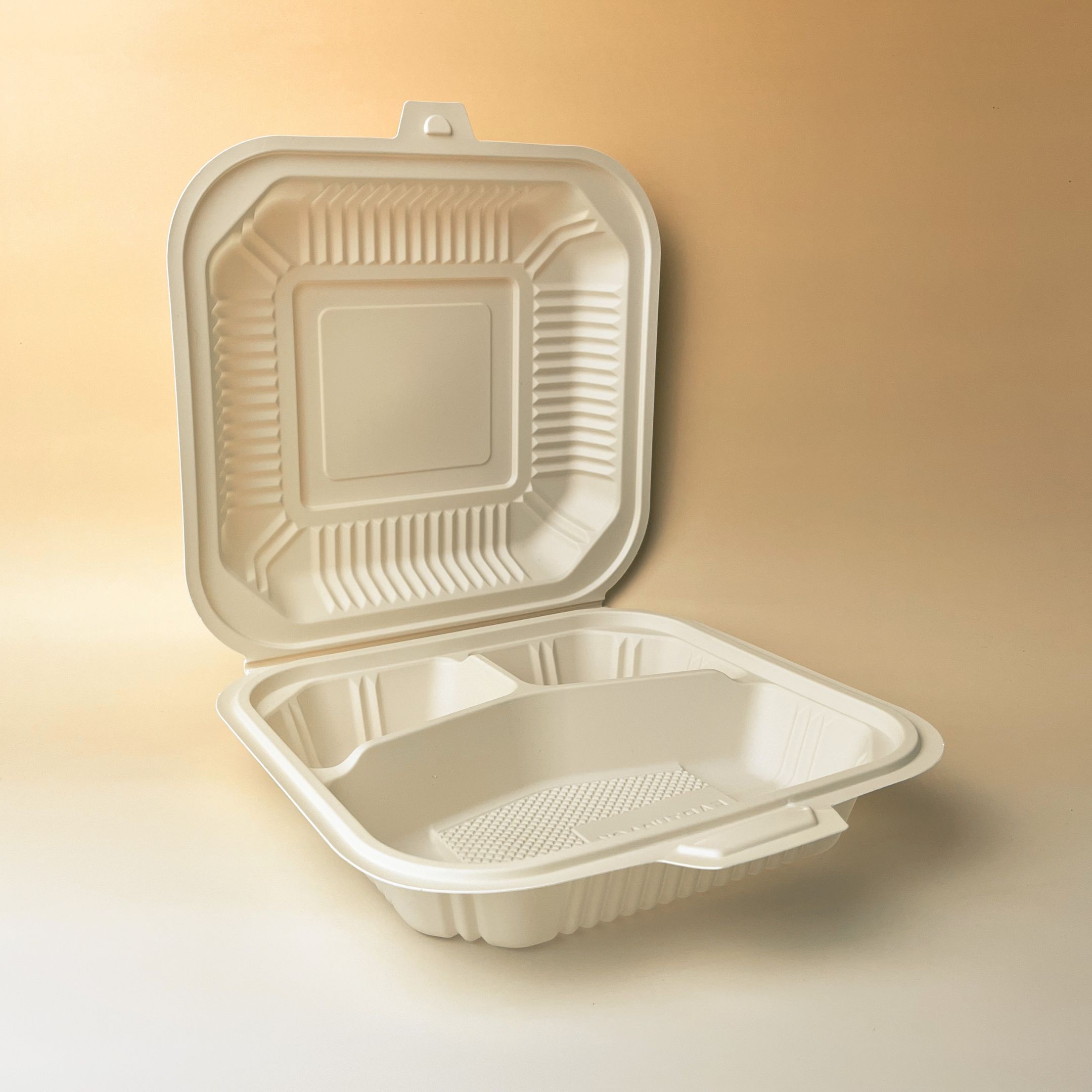 Cornstarch Container Clamshell Burger Box Lunch Box LB2 LB3 LB4 50 pcs ...