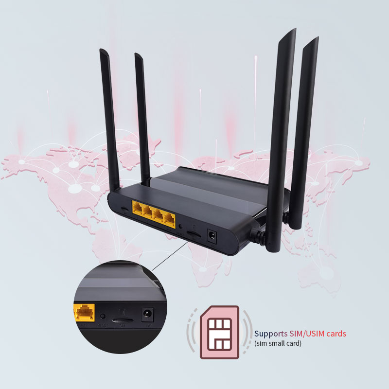 ZBTlink strong signal 4G SIM card router 500Mbps 4G modem 2.4GHz ...