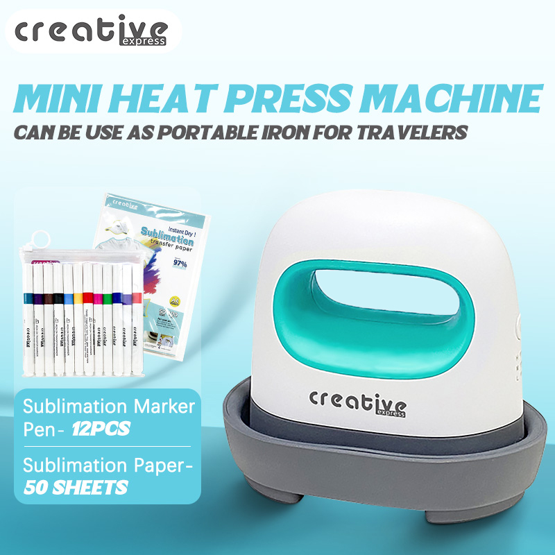 Creative Mini Heat Press Machine Portable Heat Press Machine Easy ...