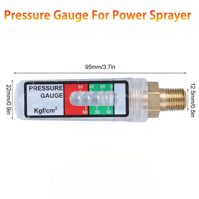 KC25 Kawasaki Power Sprayer Parts Pressure Gauge And Valve 22A 25A 28A ...