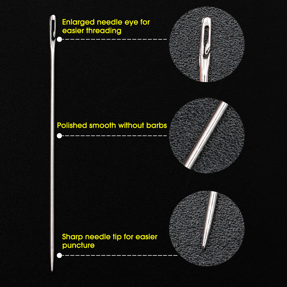 Multifuntion Self Threading Needles for Hand Sewing - Easy Side ...