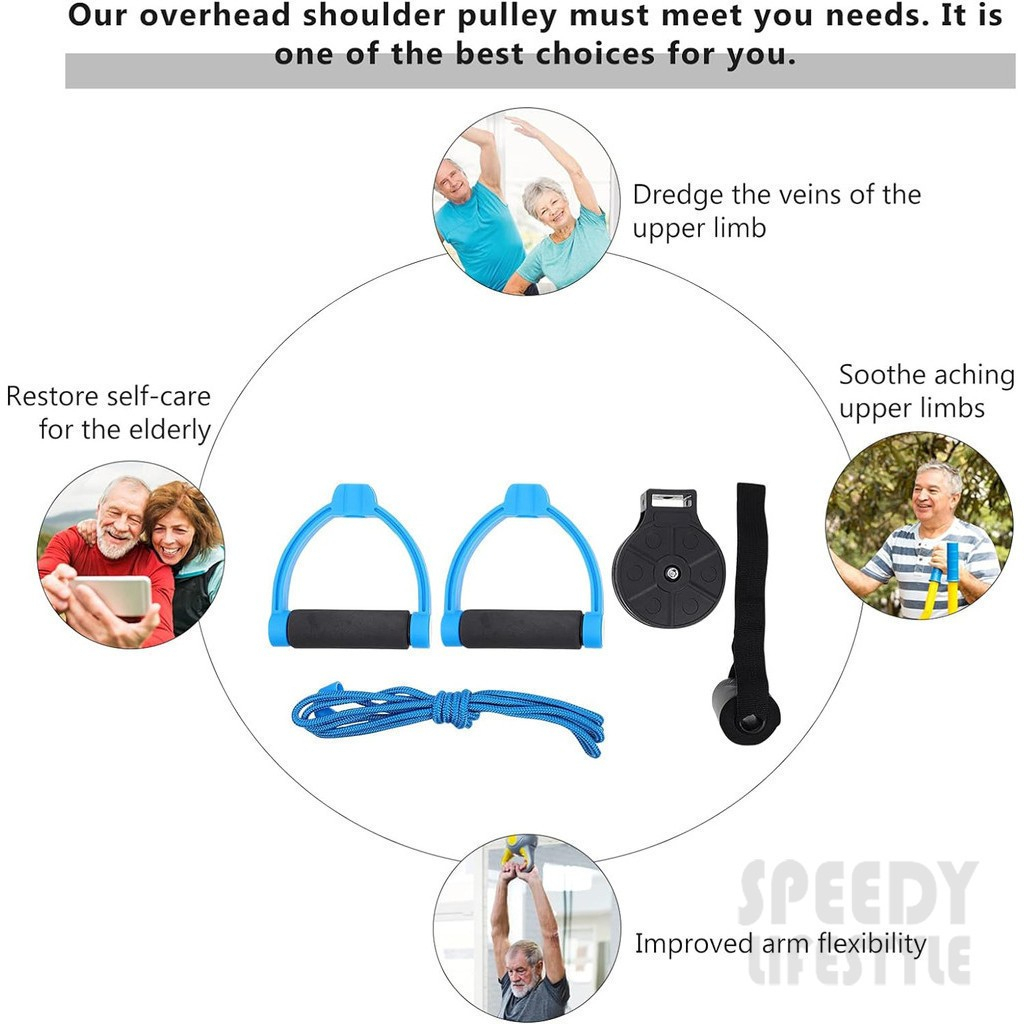 Shoulder Pulley Rings Rehabilitation Training Equipment for Stroke ...