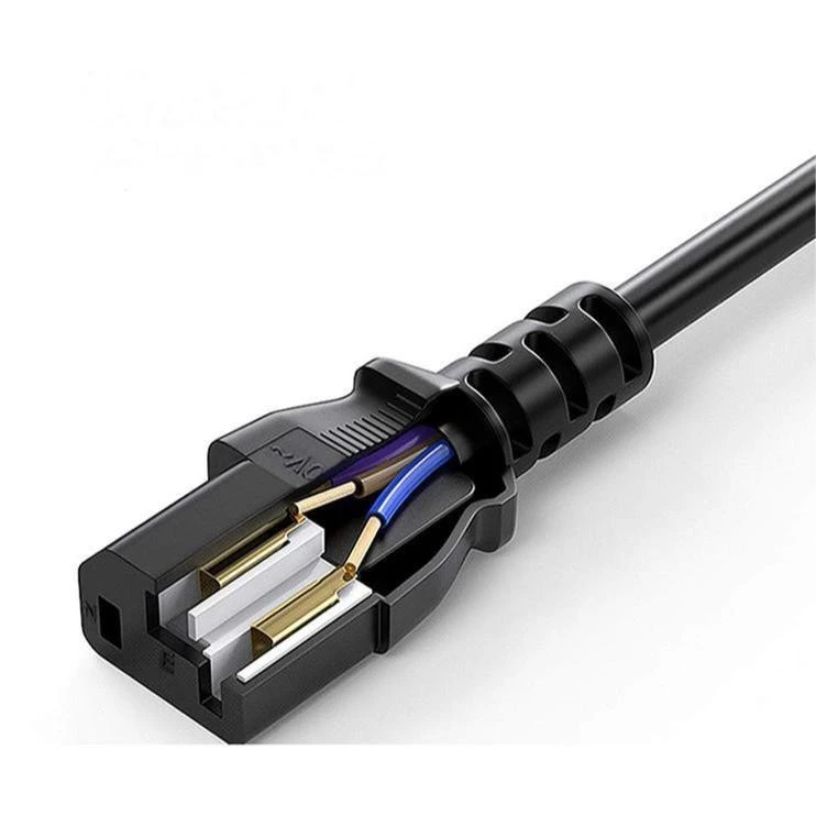 PCTECH_Universal AC CPU Power Cord cable US Plug 2 Pin for PC Computer ...