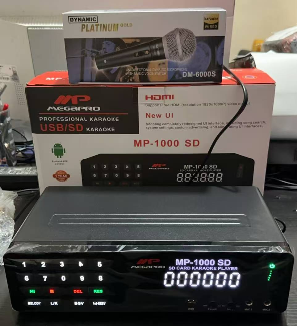 NEW Megapro MP-1000 SD Karaoke UP 20K Songs With Wire MIC | Shopee ...