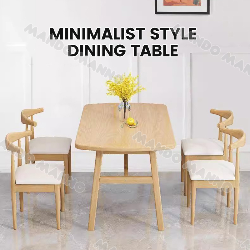 Nordic Solid Wood Table Home Solid Wood Dining Table And Chair Set ...