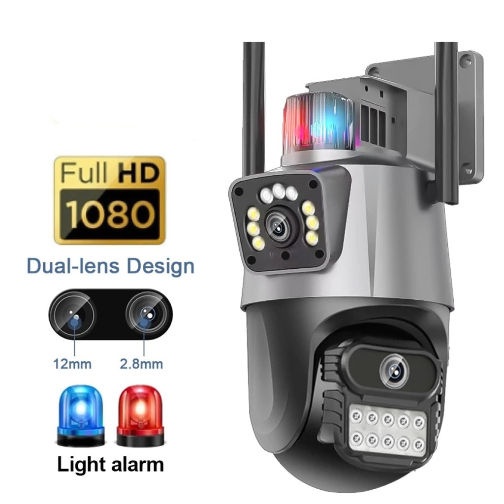 Tapo CCTV Camera Outdoor Waterproof 2K Dual Lens WIFI Wireless 360 ...