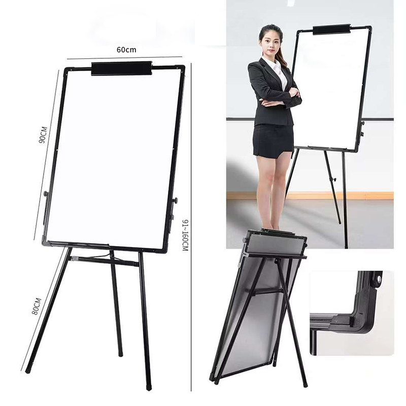 Tripod White Board Writing Stand Adjustable Foldable Office Vertical ...