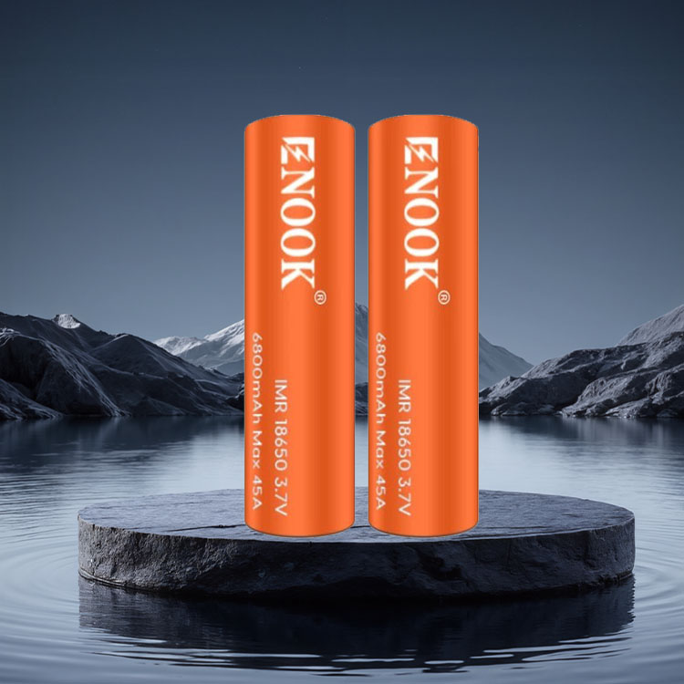 ENOOK Original Orange 18650 6800mAh 3.7v Rechargeable battery lithium ...