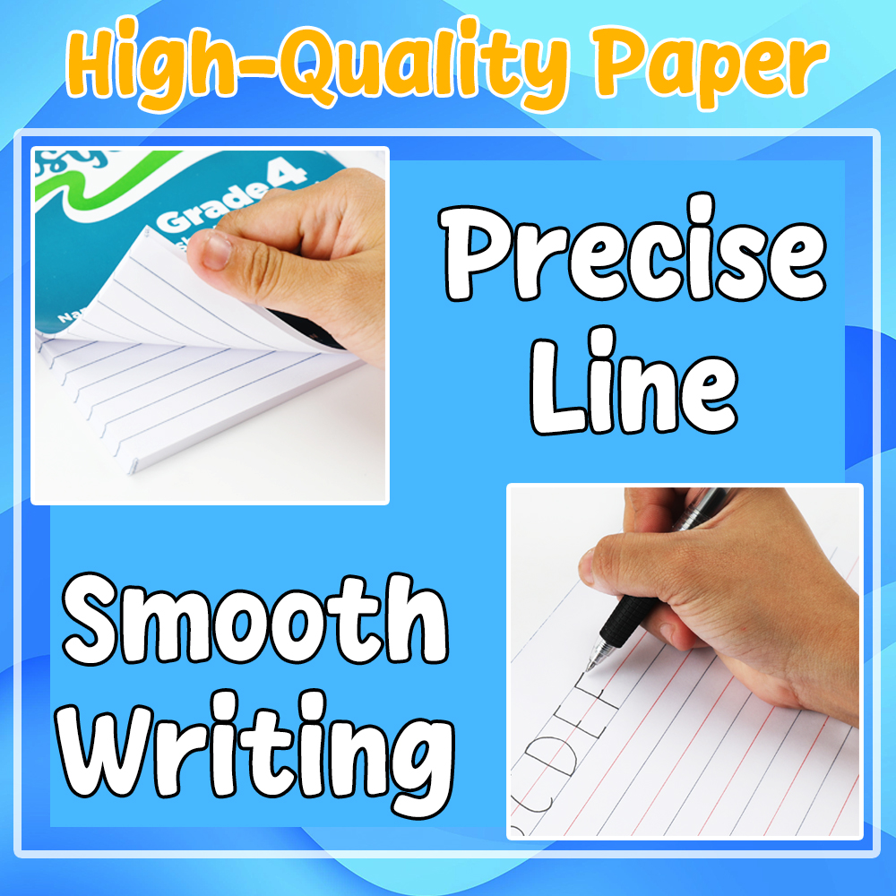 FCI Easywrite Writing Pad For Grade 1/Grade 2/Grade 3,3v/Grade 4/ and ...
