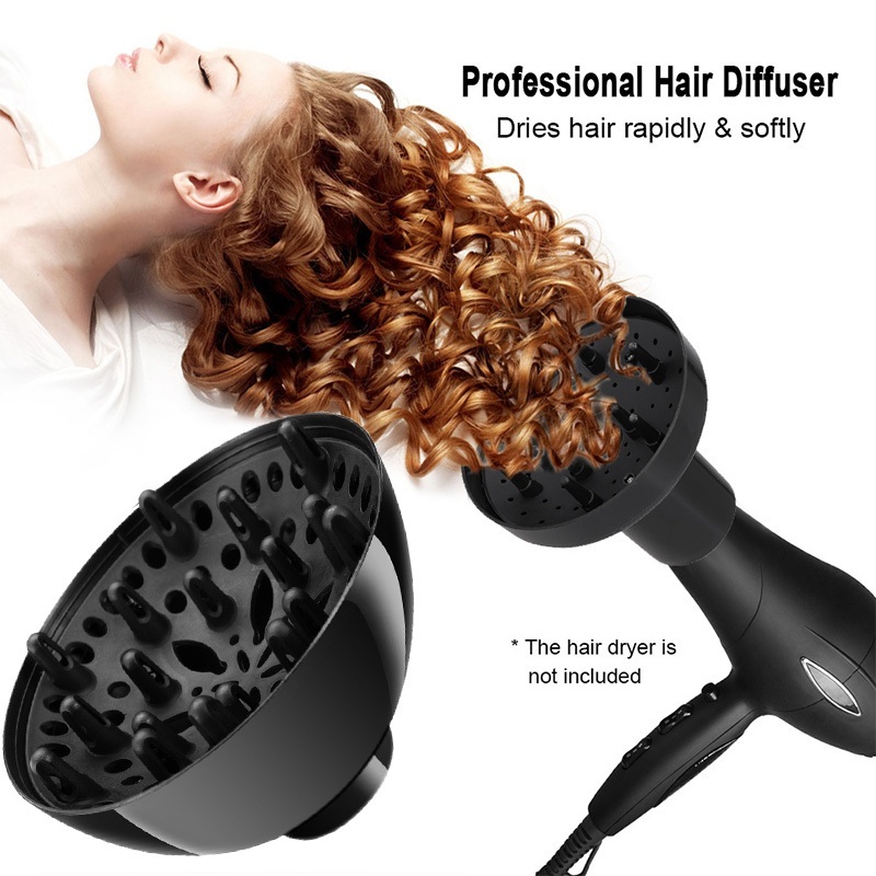 Hair Diffuser Hair Dryer Attachment for Fine Thick Curly Wave Frizzy ...