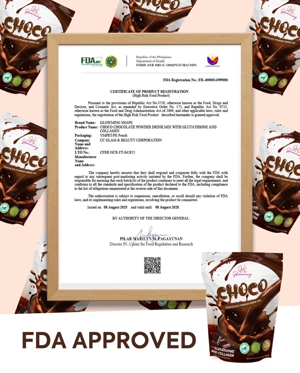 Glowming Shape Detox Premium Berry Glow / Premium Coffee Shape / Choco ...