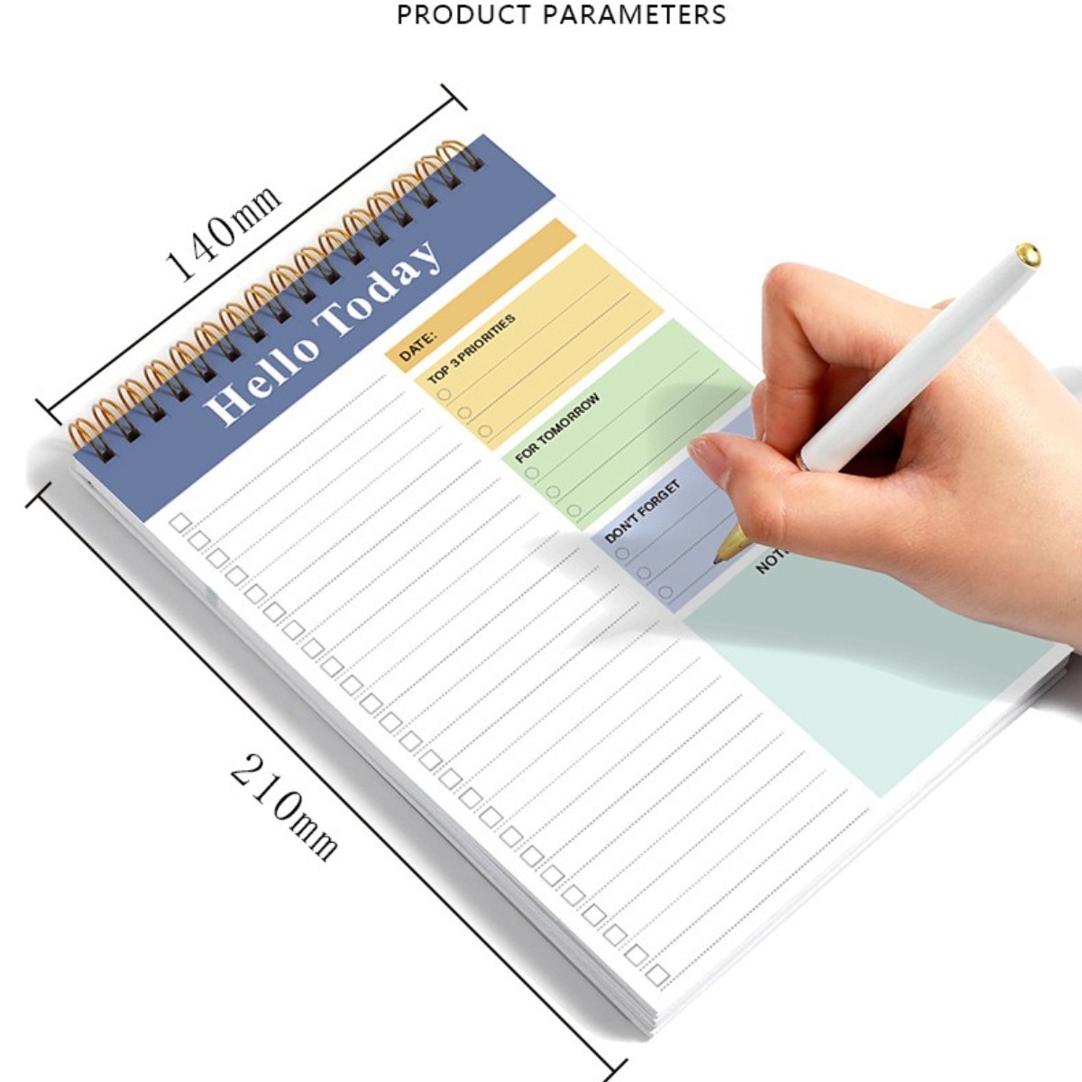 A5 Weekly Planner Spiral Notebook Schedule Notebook B5 Weekly Plan ...