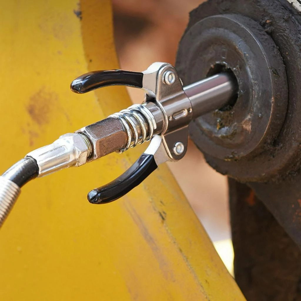 Grease Gun Coupler Heavy-Duty original locking grease coupler Quick ...