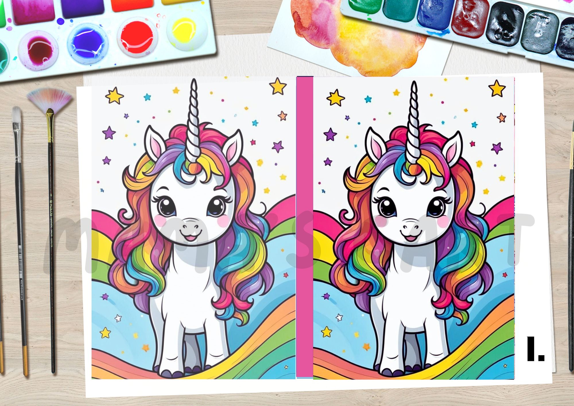 Unicorn Coloring Book for Kids with FREE Resealable Pouch Gift Ready ...