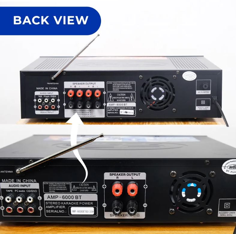 DBaudio AMP-8000 BT Concert Professional Stereo Amplifier Bluetooth ...