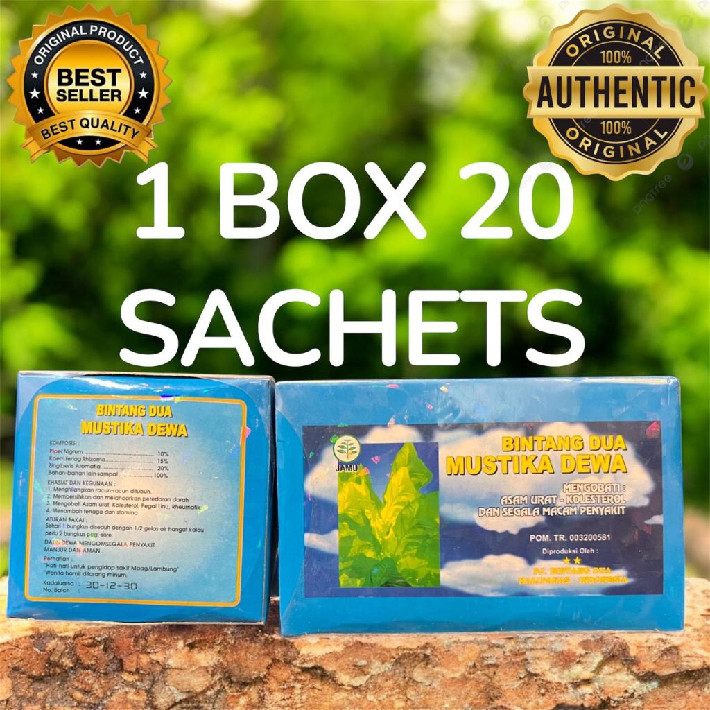 Mustika Dewa Bintang Dua Halal Herbal Tea 1box 20sachets | Shopee ...